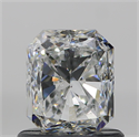 Natural Diamond 1.03 Carats, Radiant with  Cut, F Color, SI1 Clarity and Certified by GIA
