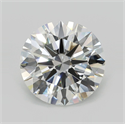 Lab Grown Diamond 8.06 Carats, Round with Ideal Cut, G Color, VVS2 Clarity and Certified by IGI