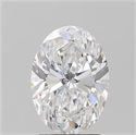 Natural Diamond 2.03 Carats, Oval with  Cut, D Color, VS2 Clarity and Certified by GIA