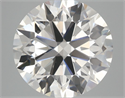 Lab Grown Diamond 4.33 Carats, Round with Ideal Cut, H Color, VVS2 Clarity and Certified by IGI