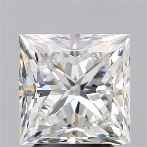 Picture of Natural Diamond 3.00 Carats, Princess with  Cut, G Color, VS1 Clarity and Certified by GIA