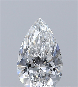 Picture of Natural Diamond 0.30 Carats, Pear with  Cut, E Color, VS2 Clarity and Certified by GIA