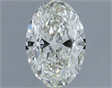 Diamante Natural 1.01 quilates, Ovalado , Color J, claridad IF y certificado IGI