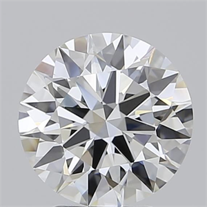 Picture of Lab Grown Diamond 3.04 Carats, Round with Ideal Cut, E Color, IF Clarity and Certified by IGI