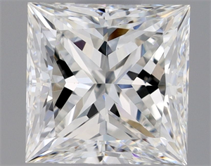 Foto Diamante Natural 0.51 quilates, Princesa , Color E, claridad VS1 y certificado GIA de