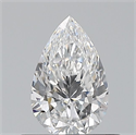 Diamante Natural 0.51 quilates, De pera , Color D, claridad VS2 y certificado GIA