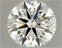 Natural Diamond 0.80 Carats, Round with Excellent Cut, K Color, VVS2 Clarity and Certified by GIA