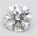 Del inventario de diamantes de laboratorio, 2.62 quilates, Redondo , Color G, claridad VS2 y certificado IGI
