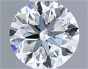 Diamante Natural 0.46 quilates, Redondo , Color H, claridad VVS2 y certificado IGI