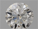 Natural Diamond 0.40 Carats, Round with Excellent Cut, H Color, VVS1 Clarity and Certified by GIA