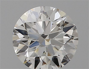 Picture of Natural Diamond 0.40 Carats, Round with Excellent Cut, H Color, VVS1 Clarity and Certified by GIA