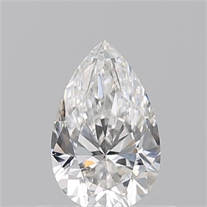 Picture of Natural Diamond 0.50 Carats, Pear with  Cut, F Color, VS2 Clarity and Certified by GIA