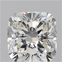 Natural Diamond 1.01 Carats, Cushion with  Cut, J Color, SI1 Clarity and Certified by GIA