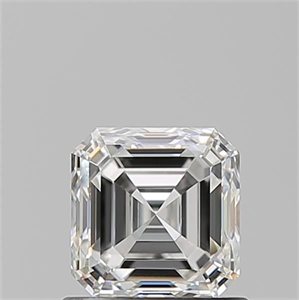 Foto Diamante Natural 0.91 quilates, Asscher , Color G, claridad VVS2 y certificado GIA de