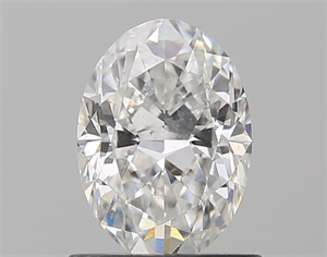 Picture of Natural Diamond 0.91 Carats, Oval with  Cut, F Color, SI1 Clarity and Certified by GIA