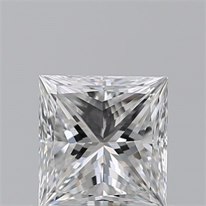 Picture of Natural Diamond 0.70 Carats, Princess with  Cut, E Color, VS2 Clarity and Certified by GIA
