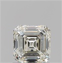 Diamante Natural 1.01 quilates, Asscher , Color J, claridad VVS2 y certificado IGI