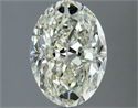 Natural Diamond 2.02 Carats, Oval with  Cut, K Color, VVS2 Clarity and Certified by IGI