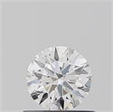 Natural Diamond 0.45 Carats, Round with Excellent Cut, D Color, SI1 Clarity and Certified by GIA