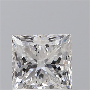 Picture of Natural Diamond 0.71 Carats, Princess with  Cut, E Color, SI1 Clarity and Certified by GIA
