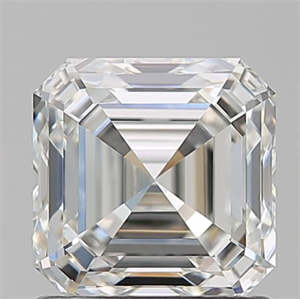 Picture of Natural Diamond 1.23 Carats, Asscher with  Cut, G Color, VVS2 Clarity and Certified by GIA