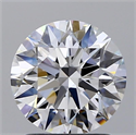 Diamante Natural 1.60 quilates, Redondo , Color D, claridad VVS1 y certificado GIA