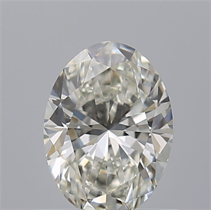 Picture of Natural Diamond 0.60 Carats, Oval with  Cut, G Color, VVS2 Clarity and Certified by IGI