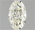 Natural Diamond 0.57 Carats, Oval with  Cut, J Color, VS1 Clarity and Certified by IGI
