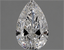 Diamante Natural 1.23 quilates, De pera , Color D, claridad IF y certificado GIA