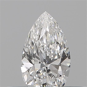 Foto Diamante Natural 0.10 quilates, De pera , Color E, claridad VS1 y certificado IGI de