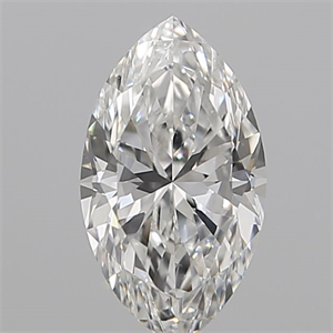 Picture of Natural Diamond 0.14 Carats, Marquise with  Cut, F Color, VS1 Clarity and Certified by IGI