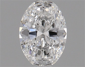 Picture of Natural Diamond 0.44 Carats, Oval with  Cut, D Color, VVS2 Clarity and Certified by GIA