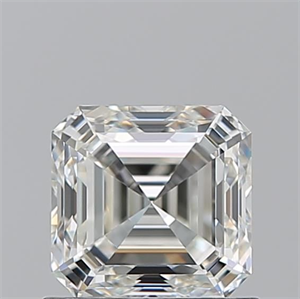 Picture of Natural Diamond 1.01 Carats, Asscher with  Cut, J Color, VVS1 Clarity and Certified by GIA
