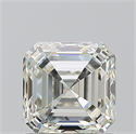 Natural Diamond 1.01 Carats, Asscher with  Cut, H Color, VVS1 Clarity and Certified by IGI