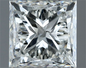 Picture of Natural Diamond 1.01 Carats, Princess with  Cut, G Color, VS2 Clarity and Certified by IGI