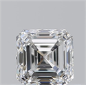 Natural Diamond 0.70 Carats, Asscher with  Cut, E Color, VS2 Clarity and Certified by GIA