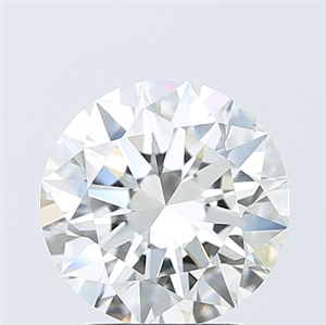 Picture of Lab Grown Diamond 3.01 Carats, Round with Excellent Cut, F Color, VS1 Clarity and Certified by IGI