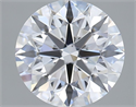 Lab Grown Diamond 2.50 Carats, Round with Ideal Cut, D Color, VVS2 Clarity and Certified by IGI