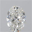 Natural Diamond 2.21 Carats, Oval with  Cut, I Color, SI2 Clarity and Certified by GIA