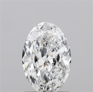 Picture of Natural Diamond 1.01 Carats, Oval with  Cut, D Color, SI2 Clarity and Certified by GIA