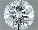 Natural Diamond 0.52 Carats, Round with Excellent Cut, E Color, SI1 Clarity and Certified by GIA