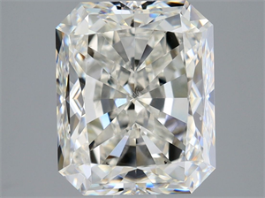 Picture of Natural Diamond 3.01 Carats, Radiant with  Cut, I Color, SI1 Clarity and Certified by GIA