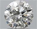 Natural Diamond 1.00 Carats, Round with Very Good Cut, K Color, VS2 Clarity and Certified by GIA