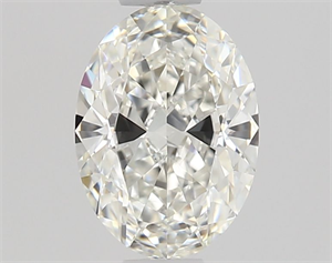 Picture of Natural Diamond 0.56 Carats, Oval with  Cut, G Color, IF Clarity and Certified by GIA