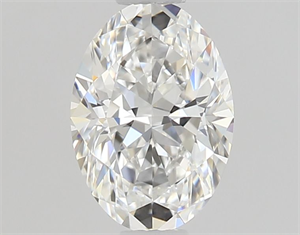 Picture of Natural Diamond 0.63 Carats, Oval with  Cut, F Color, VVS2 Clarity and Certified by GIA