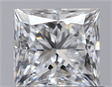 Diamante Natural 0.60 quilates, Princesa , Color E, claridad VS1 y certificado GIA