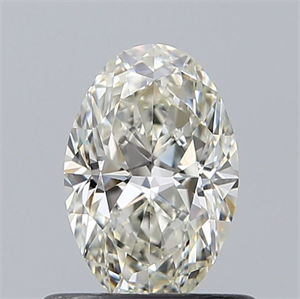 Picture of Natural Diamond 0.60 Carats, Oval with  Cut, J Color, VVS2 Clarity and Certified by GIA