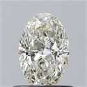 Diamante Natural 0.60 quilates, Ovalado , Color J, claridad VVS2 y certificado GIA