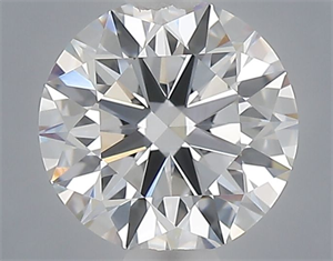 Picture of Lab Grown Diamond 1.07 Carats, Round with Ideal Cut, D Color, VVS2 Clarity and Certified by IGI