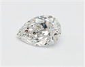 Natural Diamond 0.31 Carats, Pear with  Cut, F Color, I1 Clarity and Certified by GIA